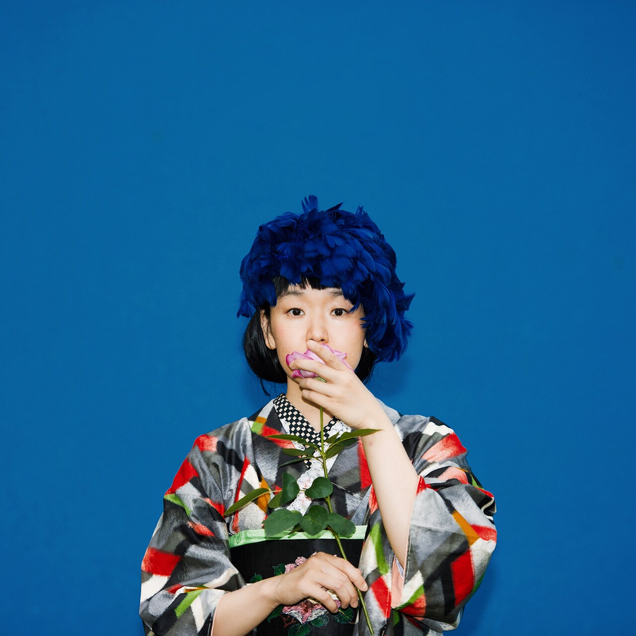 松倉如子「むかし みかけた おんなのこ」ジャケット