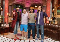 写真左より和田アキ子、サンボマスター。(c)テレビ朝日