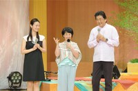 本間智恵アナウンサー、阿川佐和子、指揮者の佐渡裕。(c)テレビ朝日
