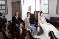 「かたむすび」MV撮影時のオフショット。