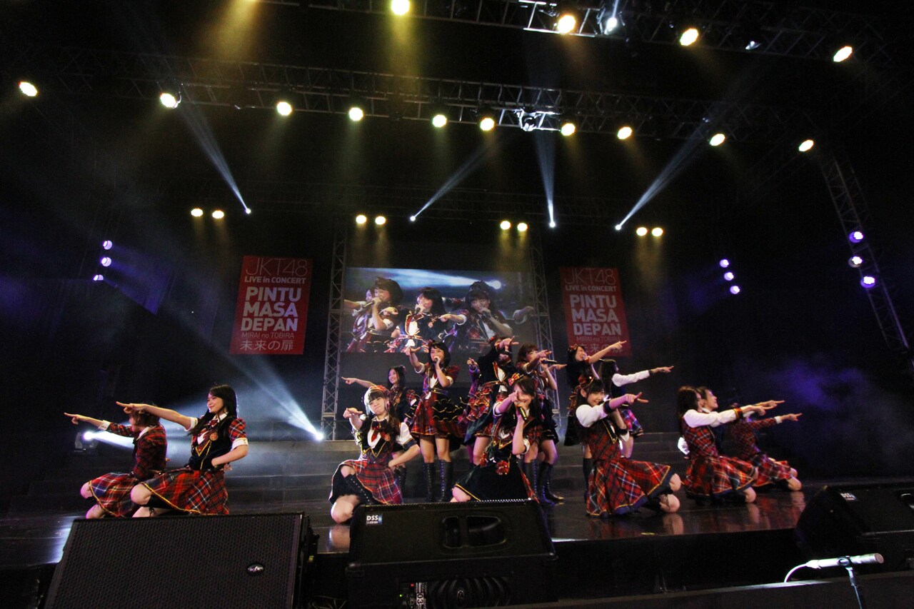 JKT48のコンサート「JKT48 Live in CONCERT ADA BANYAK RASA, PILIH SUKA RASA APA?」の様子。 (c)JKT48 Project
