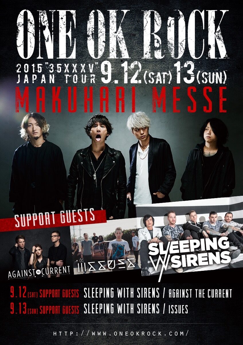 ONE OK ROCK 2015 “35xxxv