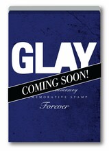 「GLAY 20th Anniversary スペシャルフレーム切手セット」収納用フォルダケース見本