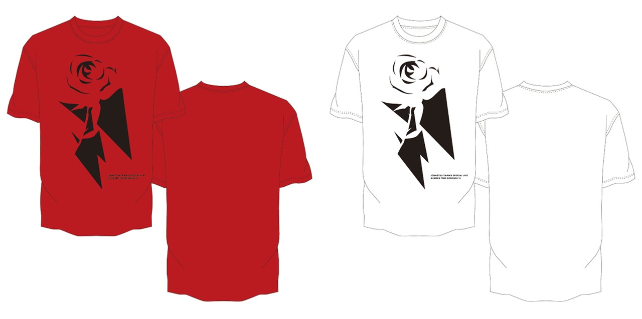 「情熱大陸 SPECIAL LIVE SUMMER TIME BONANZA'15」森永邦彦デザインTシャツ。