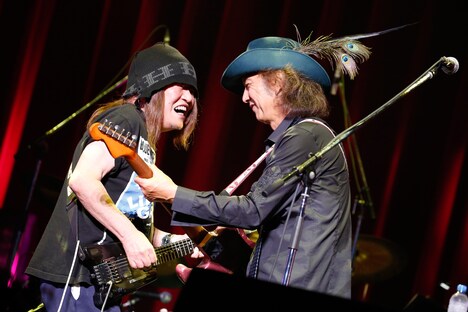 ムッシュかまやつとChar。（撮影：ほりたよしか）