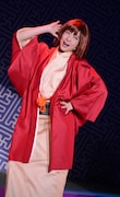舞台「じょしらく」公開稽古の様子。