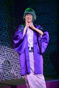 舞台「じょしらく」公開稽古の様子。