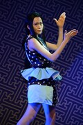 舞台「じょしらく」公開稽古の様子。