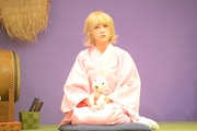 舞台「じょしらく」公開稽古の様子。