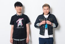 音楽ナタリーPower Pushの藤井隆「Coffee Bar Cowboy」特集では、藤井隆（左）と西寺郷太（右）の対談を行った。