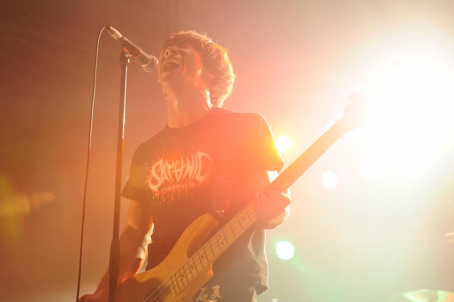 木下正行（Vo, B / locofrank）（Photo by Teppei Kishida）