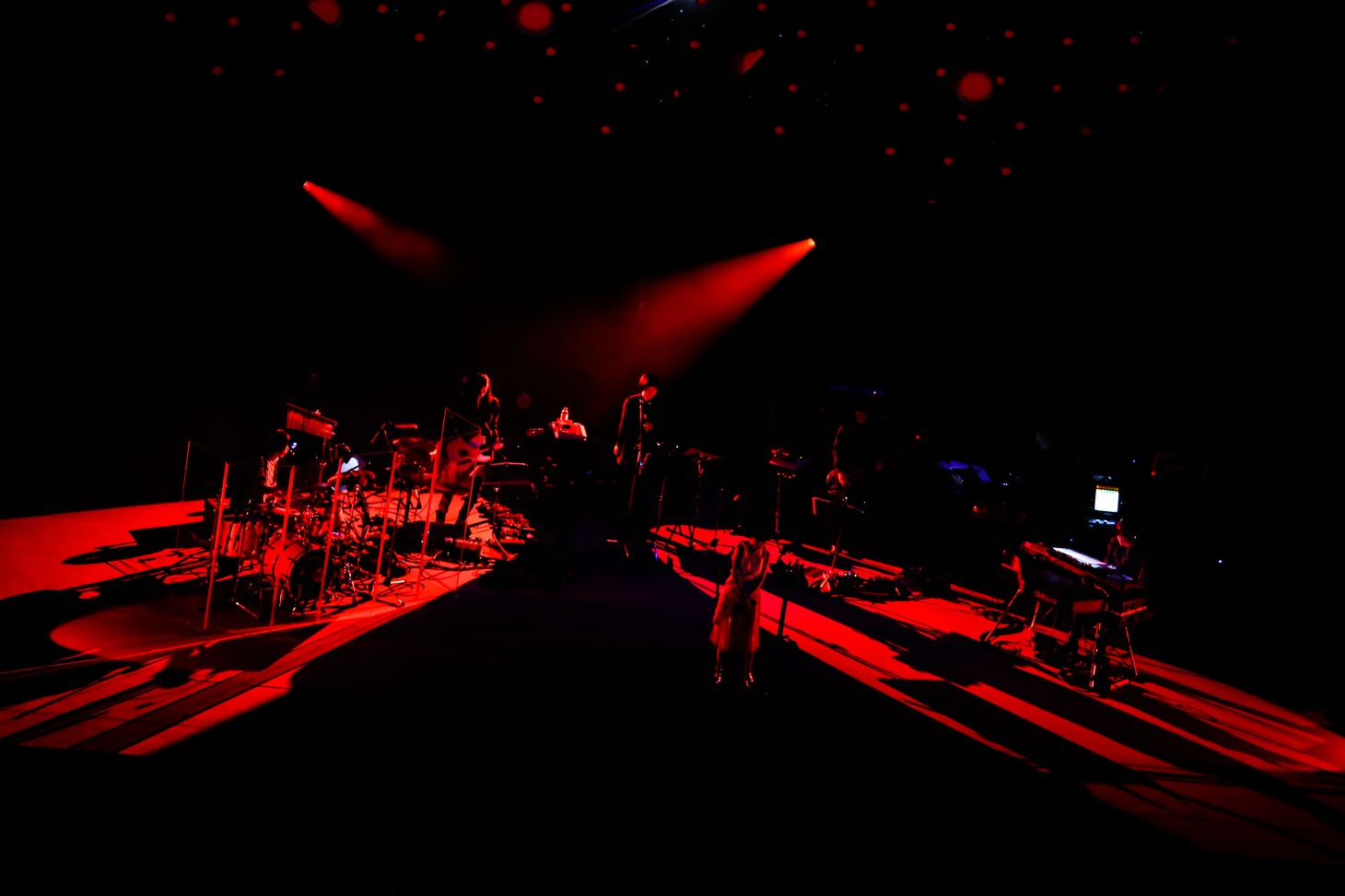 「Salyu Tour 2015 Android & Human Being」NHKホール公演の様子。（Photo by Taku Fujii）