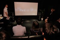 「藍井エイル『D'AZUR』超プレミアム ハイレゾ音源体験会」の様子。（写真提供：SME Records）