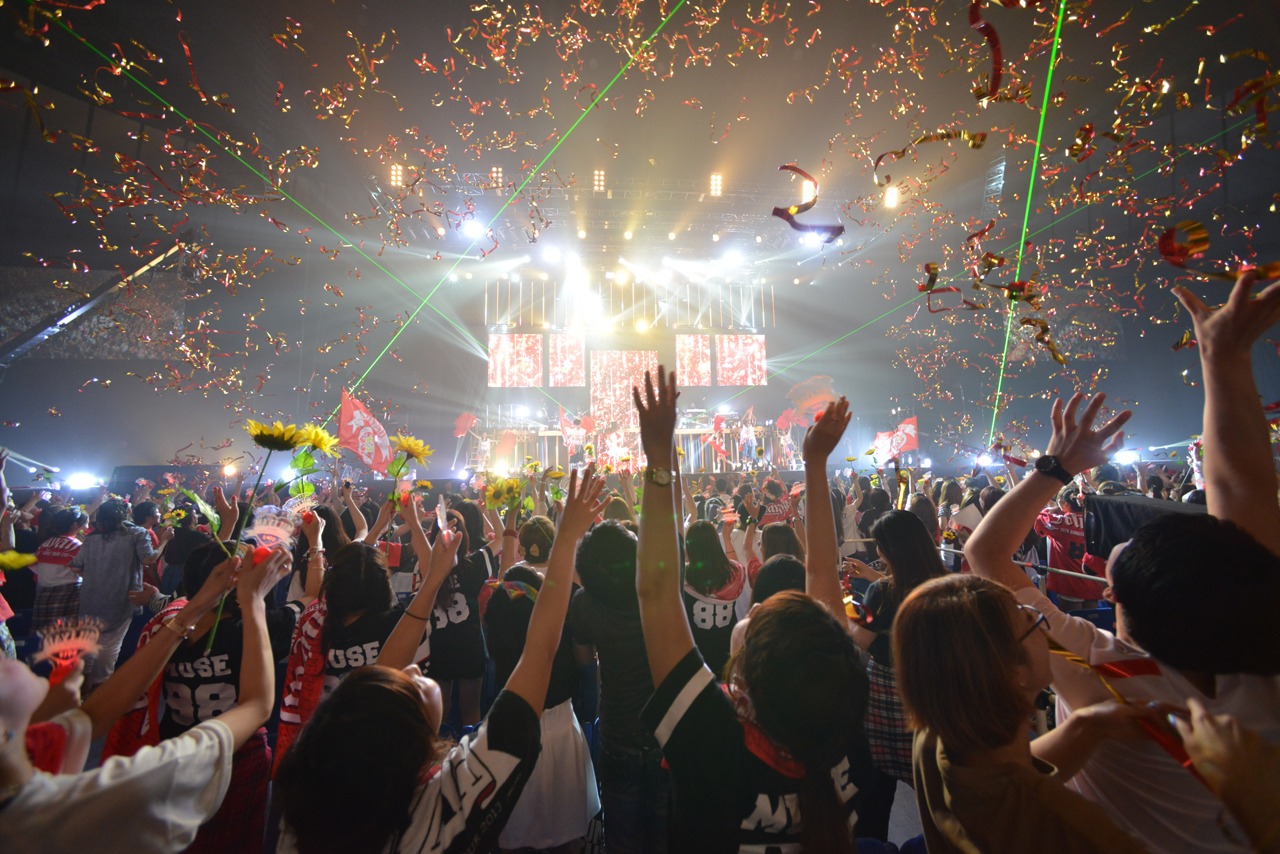 加藤ミリヤ「10th Anniversary "A MUSE" Tour 2015」神奈川・横浜アリーナ公演の様子。（Photo by cherry chill will）