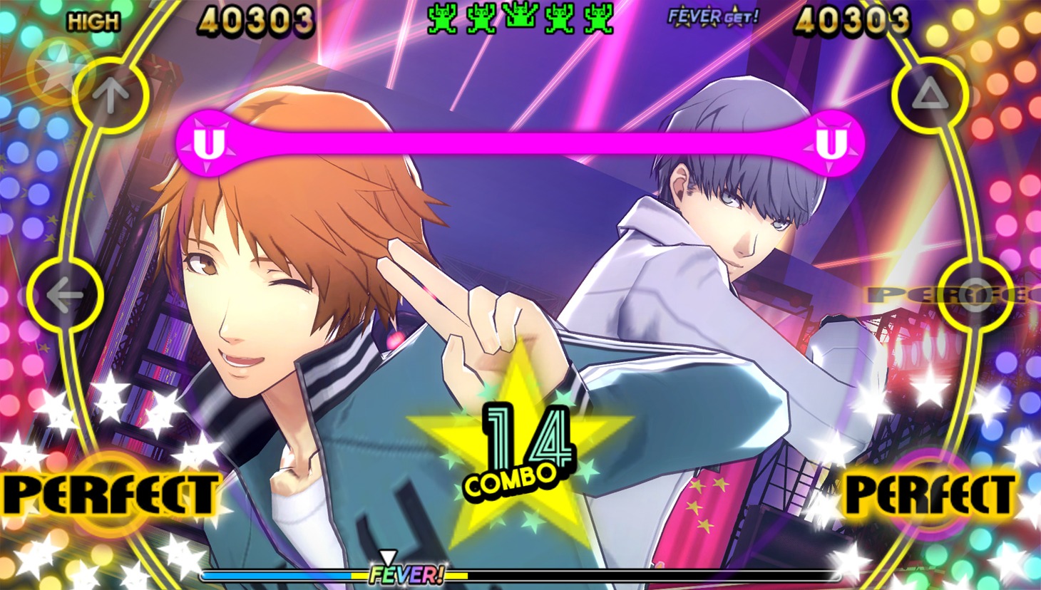 PlayStarion Vita「ペルソナ4 ダンシング・オールナイト」のワンシーン。(c)ATLUS (c)SEGA All rights reserved.