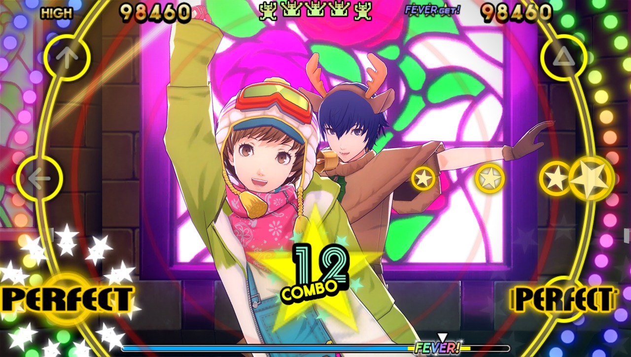 PlayStarion Vita「ペルソナ4 ダンシング・オールナイト」のワンシーン。(c)ATLUS (c)SEGA All rights reserved.