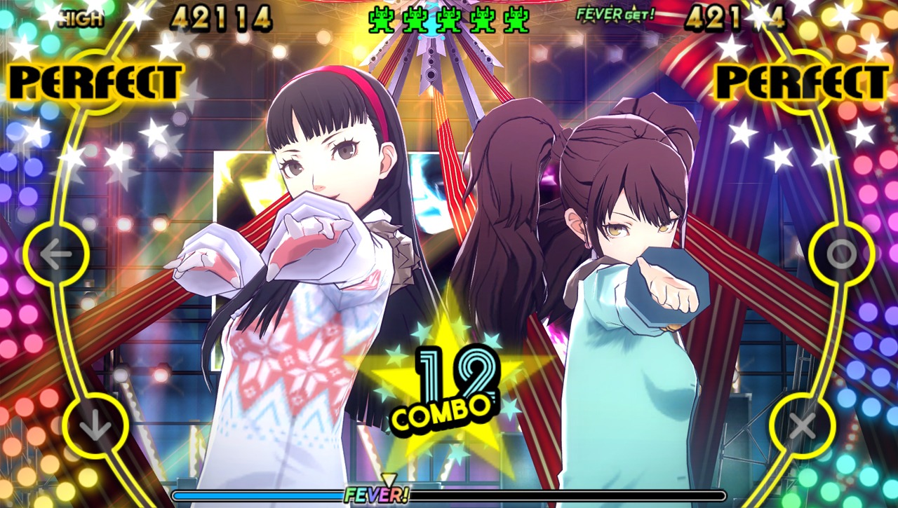 PlayStarion Vita「ペルソナ4 ダンシング・オールナイト」のワンシーン。(c)ATLUS (c)SEGA All rights reserved.
