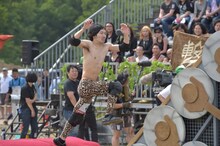 「SASUKE」4回目の出場を果たした天野ジョージ（撃鉄）。 (c)TBS