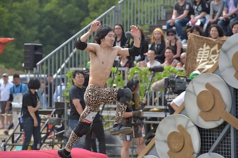 「SASUKE」4回目の出場を果たした天野ジョージ（撃鉄）。 (c)TBS