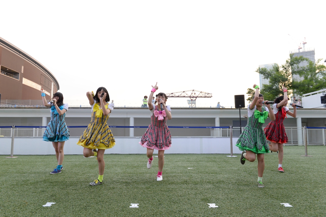 「ときめき▽宣伝部 ～1st SEASON～ 土っキュン▽!!土っキュン▽!!ツアー」の様子。