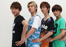 左からコーイチ、カイ、リョウガ、タクヤ。