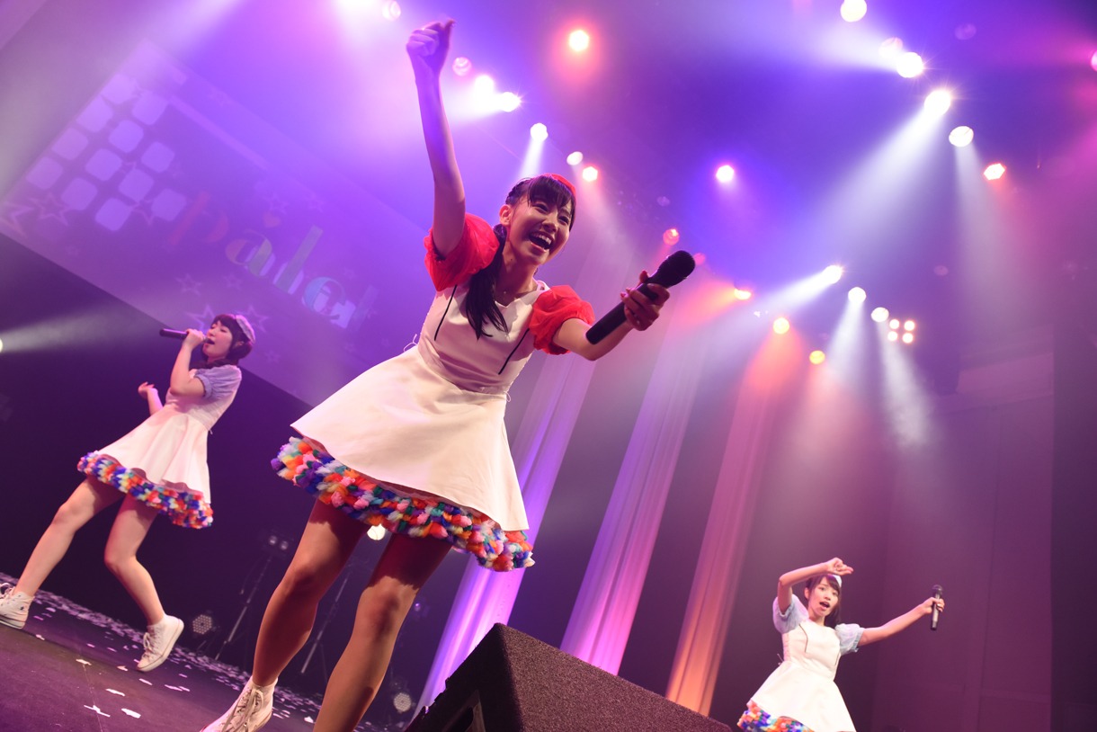 「Palet 3rd Anniversary LIVE ～Time to Change～」の様子。
