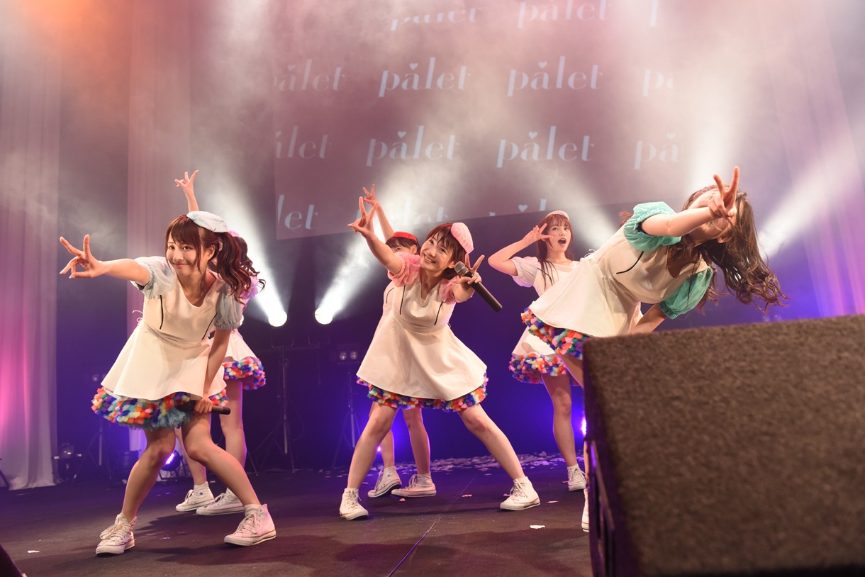 「Palet 3rd Anniversary LIVE ～Time to Change～」の様子。