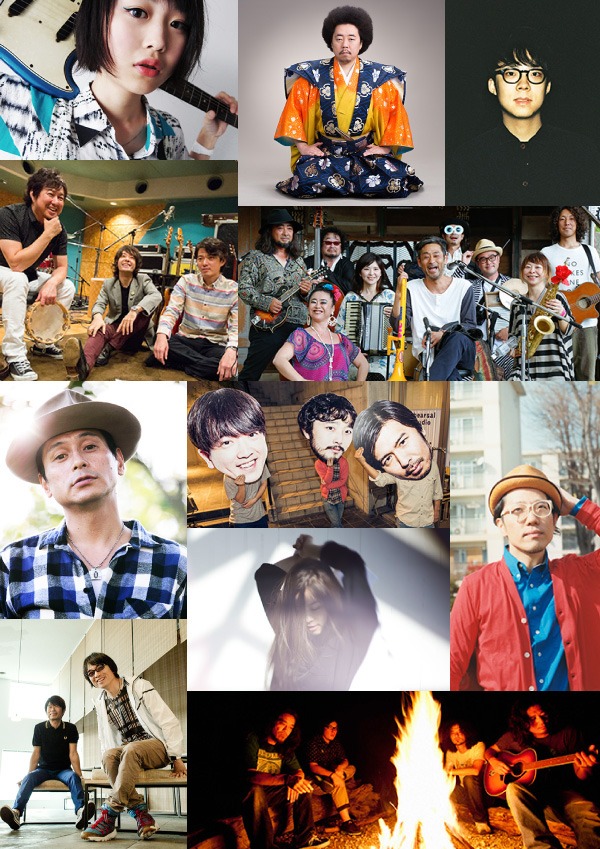 「New Acoustic Camp 2015」出演アーティスト第3弾一覧