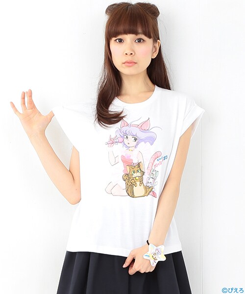 「魔法の天使 クリィミーマミ×mmts」“クリィミーマミタス” BIG Tシャツ見本 (c)ぴえろ