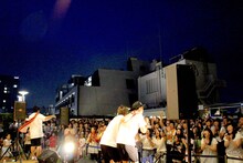 シクラメン「こんにちは羽田」リリース記念イベントの様子。（写真提供：トイズファクトリー）