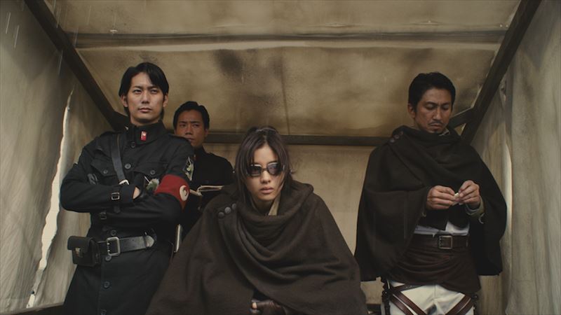 「進撃の巨人 ATTACK ON TITAN 反撃の狼煙」のワンシーン。 (c)諫山創・講談社 / BeeTV