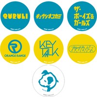 グッズの缶バッジのデザイン。