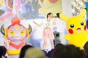 昨日6月27日に「次世代ワールドホビーフェア '15 Summer」にて行われた「ポケテレプレゼンツ！ ポケモン・ザ・ムービーXY スペシャルステージ」の様子。（Photo by Satoshi Hata）