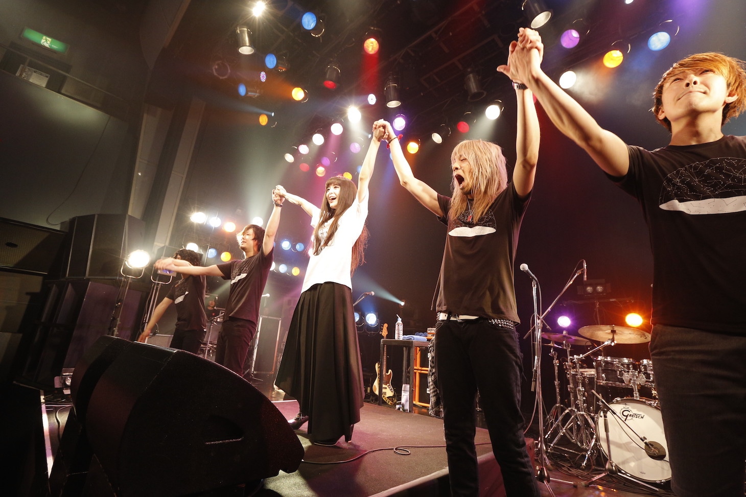 こえだ「『Nice to meet you.』リリースパーティ」終演後の様子。（Photo by WATAROCK）