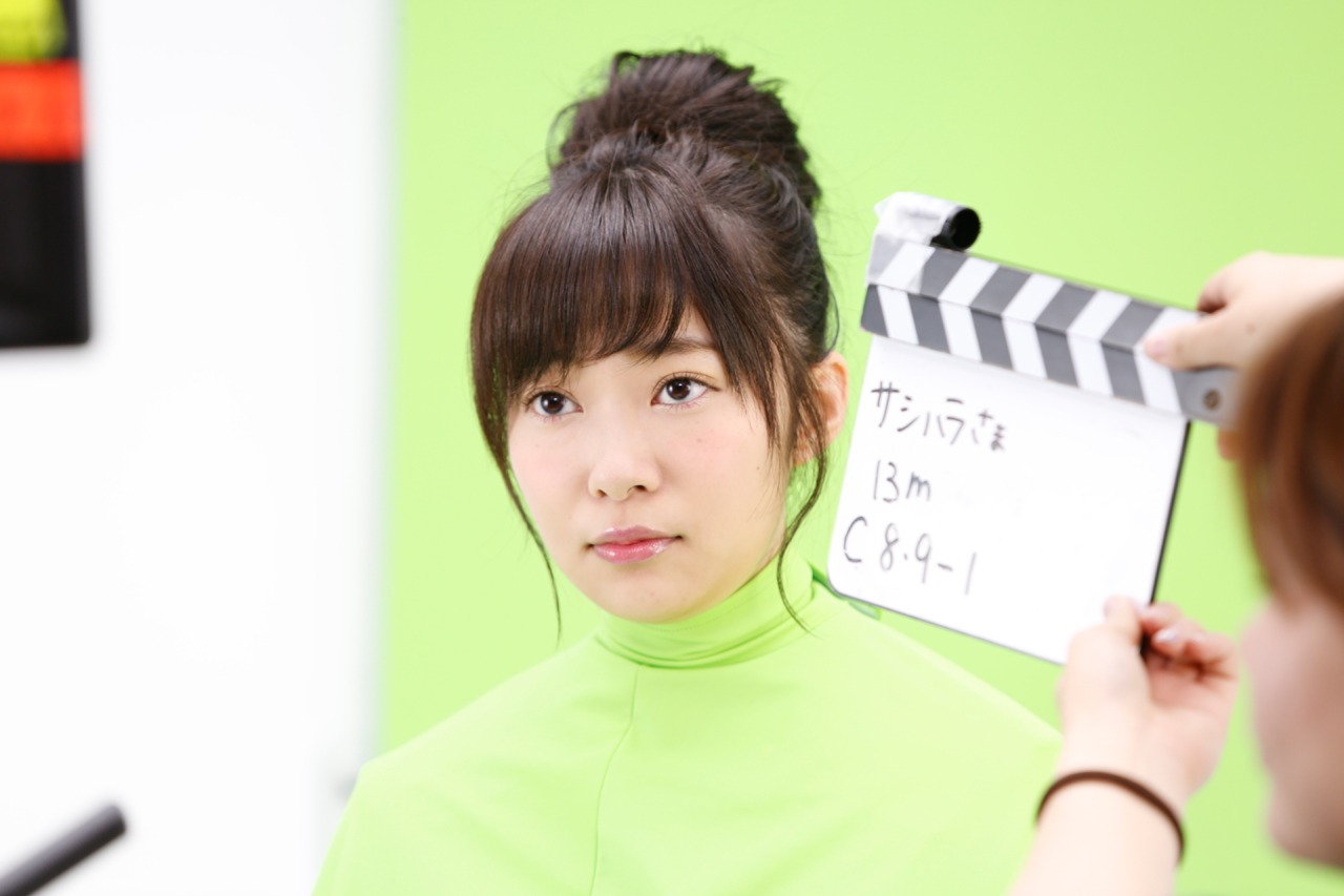 東京モノレール新CMのメイキングシーン。 (c)AKS