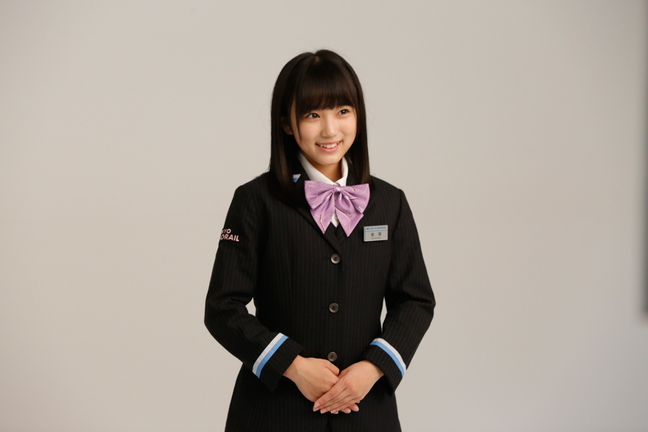 東京モノレール新CMのメイキングシーン。 (c)AKS
