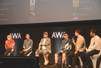 トークセッションの様子。