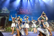 「私立恵比寿中学 飛び出せ全十ホールツアー2015～わっくわくはるバルーンGOGO～」追加公演の様子。