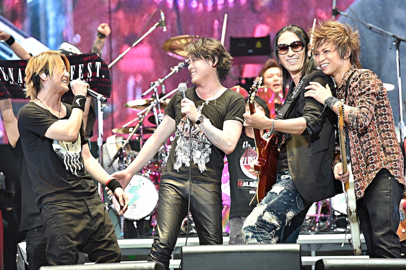 今週の人気画像6位は「『LUNATIC FEST.』2日目も大盛況、笑顔に満ちた豪華アンコール」より、アンコールセッションの様子。（写真提供：LUNATIC FEST.）