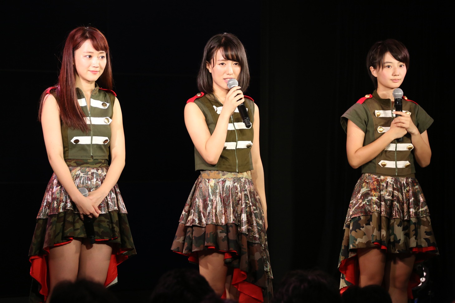 アップアップガールズ（仮）による定期公演第3部の様子。