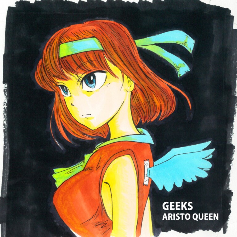 GEEKS、新曲JKは“ハチマキしめて気合いを入れる”すみぺのイラスト