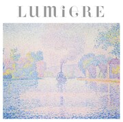 ポール・シニャックの絵画が使われた北園みなみの2ndミニアルバム「lumiere」ジャケット。
