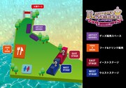 「Bands Shock REVOLUTION 10th anniversary ～びじゅある祭2015～」会場マップ