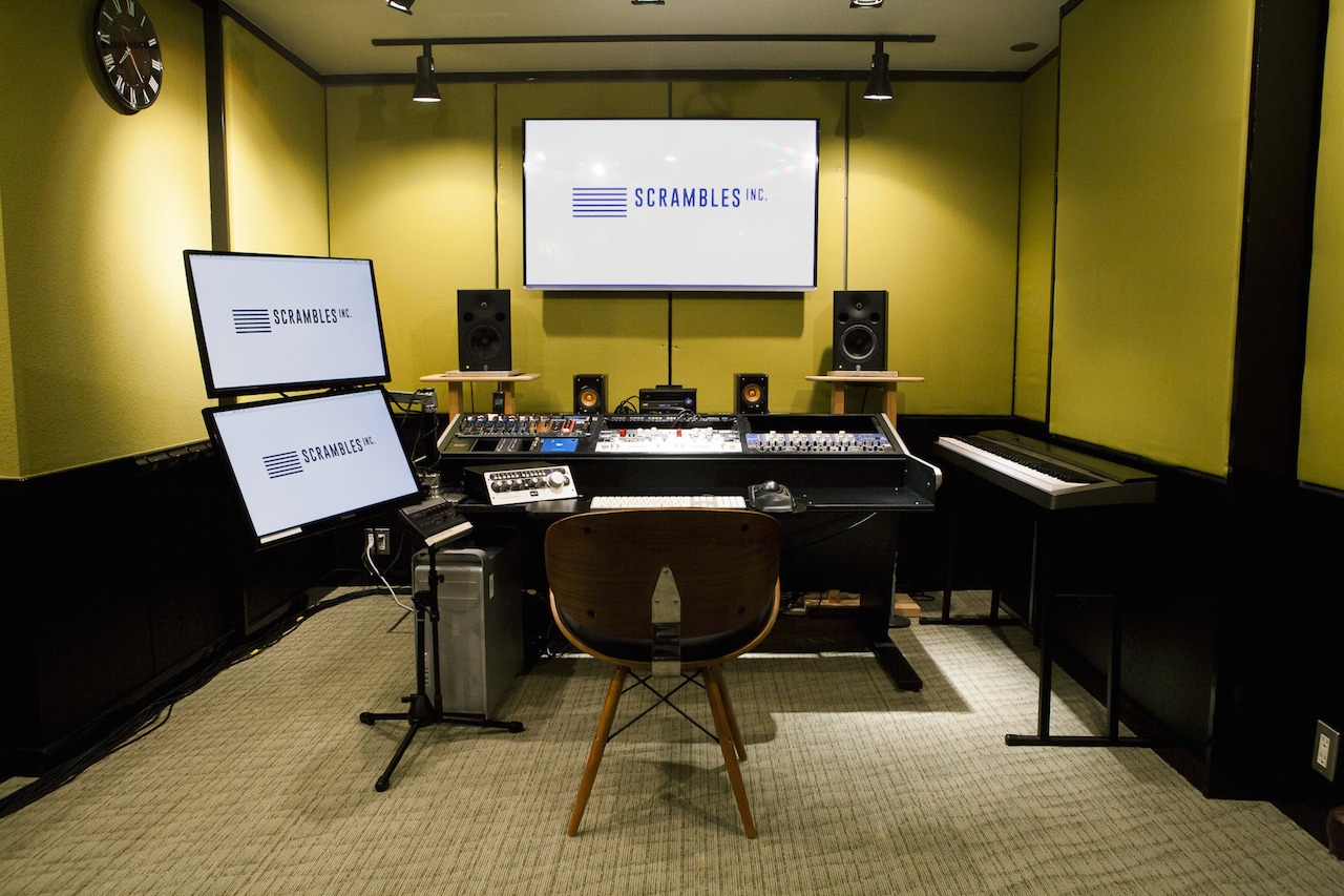 「SCRAMBLE STUDIO」の様子。