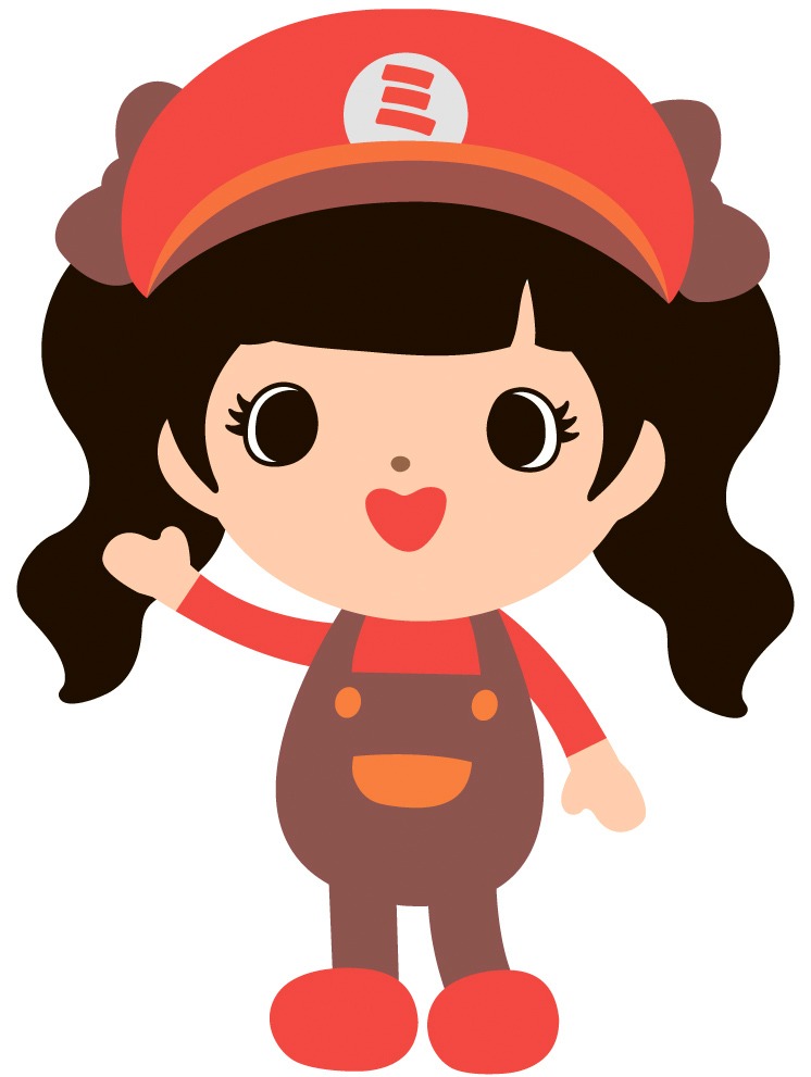 古川未鈴のキャラクターイメージ。