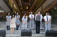 「表参道高校合唱部！」制作発表会の様子。