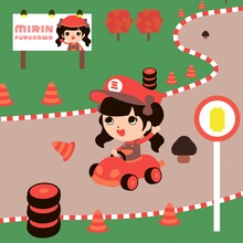 古川未鈴のキャラクターイメージ。