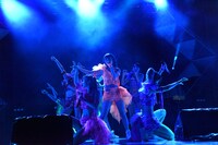 「アップアップガールズ（仮）47都道府県ツアー ～RUN！アプガRUN！ダッシュ アプガの夏！野音の夏！」の様子。