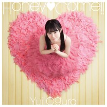 小倉唯「Honey▼Come!!」初回限定盤ジャケット