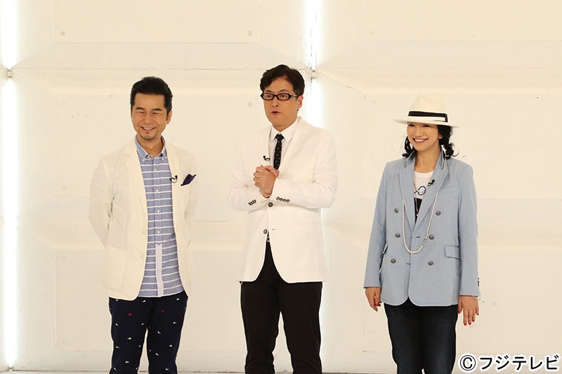 「うれしたのし大好き2015 ～ドリカムへの挑戦状～」出演時のDREAMS COME TRUEと陣内孝則。 (c)フジテレビ